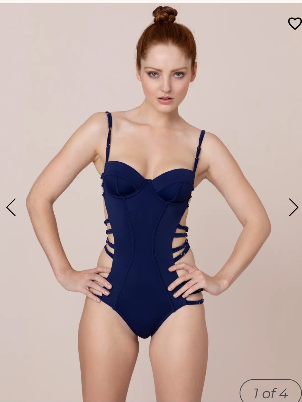 One-Piece Swimwear in Deep Navy